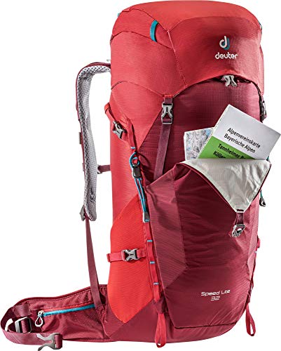 Deuter Speed Lite 32 Mochila, Unisex Adulto, Rojo (Maron/Cranberry), 24x36x45 cm (W x H x L)