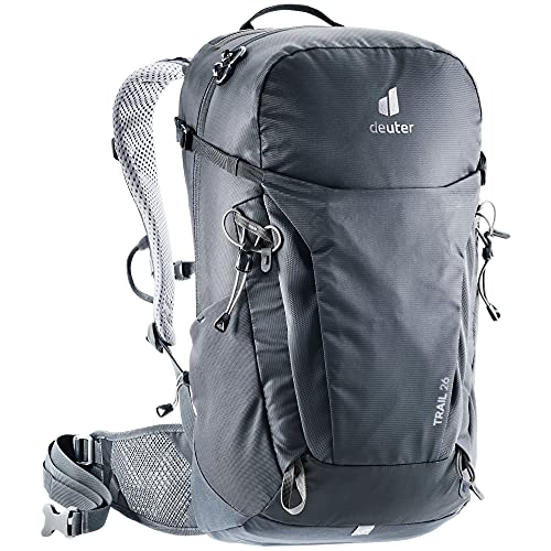 Deuter Trail 26 Mochila de Senderismo, Unisex, Black-Graphite, 26 L