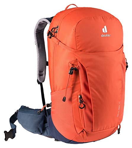 Deuter Trail Pro 32 Mochila de Senderismo, Unisex, Paprika-Marine, 32 L