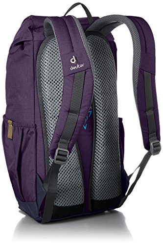 Deuter Walker 16, Mochila Unisex Adulto, Multicolor (Plum/Navy), 24x36x45 cm (W x H x L)