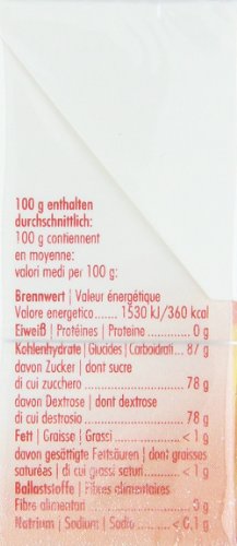 Dextro Energy Minis Cereza, mini pastillas de azúcar de uva con glucosa rápida disponible para viajes, 50 g