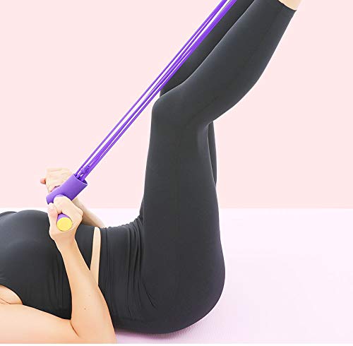 Dgryrtj630 Cinturón de Yoga Estiramiento, Pedal de Fitness, ejercitador de Pedal, para Abdomen/Cintura/Brazo/Brazo/Estiramiento de Yoga Entrenamiento de Resistencia