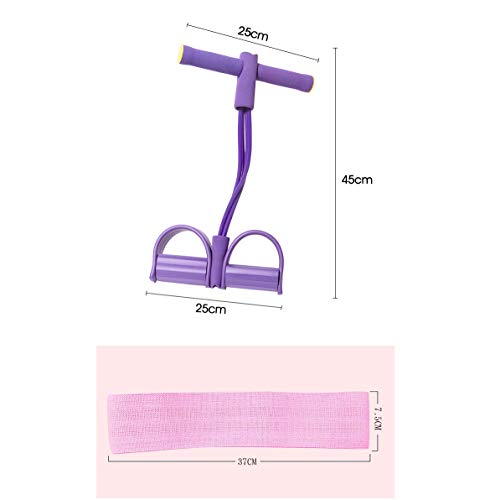 Dgryrtj630 Cinturón de Yoga Estiramiento, Pedal de Fitness, ejercitador de Pedal, para Abdomen/Cintura/Brazo/Brazo/Estiramiento de Yoga Entrenamiento de Resistencia