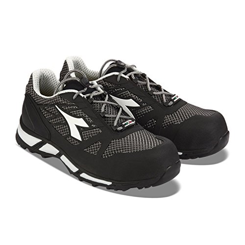 Diadora D–Trail Bright Low S1P Sra HRO, Zapatos de Seguridad y contra Incendios Hombre, Black 80013 Black, 41 EU