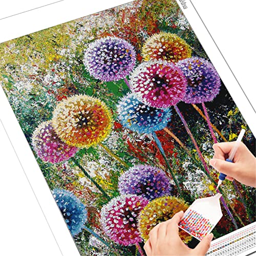 Diamond Painting, Navidad santa Cuadros Diamantes 5D, DIY Pintura Diamante Kit Completo Punto de Cruz Bordado Diamante Lienzo Mosaico Art Manualidades, Decor de Paredes Regalos Round Drill,80x100cm