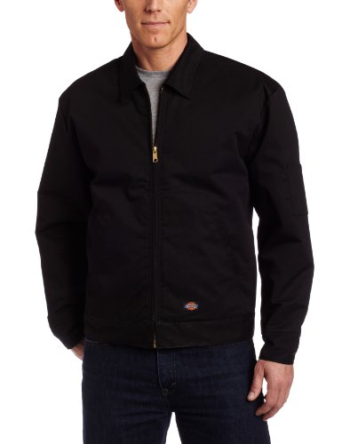 Dickies LND Eisenhower Jk Chaqueta de Trabajo, Negro (Black), L para Hombre