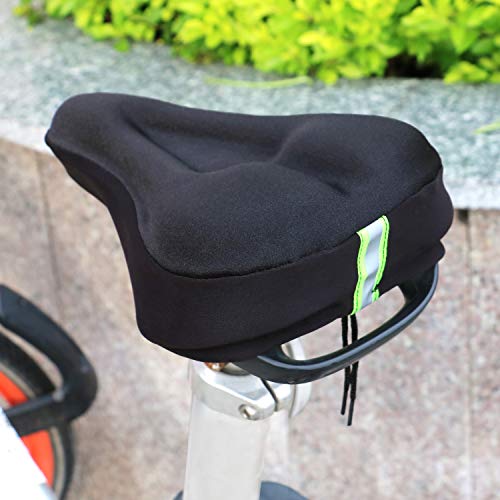 DIGIFLEX Funda Cojín para Bicicleta, Almohadilla Extra Confort de Gel para la Comodidad del Sillín