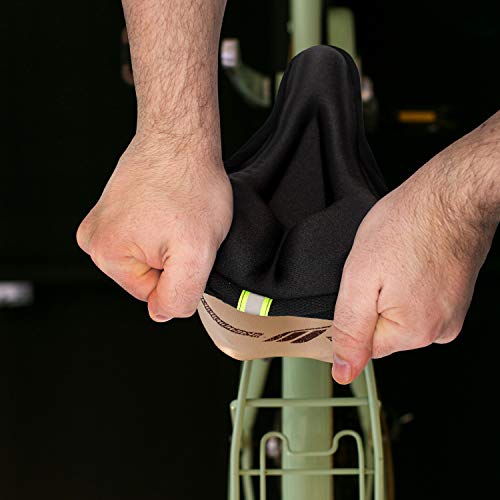 DIGIFLEX Funda Cojín para Bicicleta, Almohadilla Extra Confort de Gel para la Comodidad del Sillín