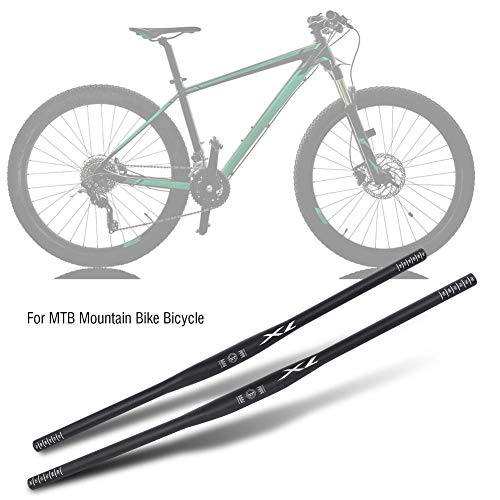 Dilwe Manillar de Bicicleta Manillares Planos de Ciclismo de Aleación de Aluminio para Bicicletas de Carretera Manillar MTB 780mm (31.8 * 780mm)