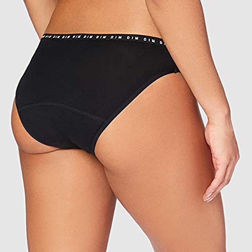 Dim Culotte MENSTRUELLE Flux Moyen Ropa Interior, Noir, 36/38 Women