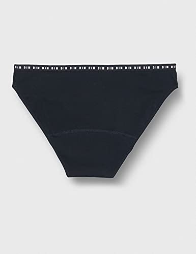 Dim Culotte MENSTRUELLE Flux Moyen Ropa Interior, Noir, 36/38 Women