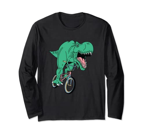 Dinosaurio Bicicleta BMX T-Rex Dino Fixie Bicicleta Motocross Manga Larga