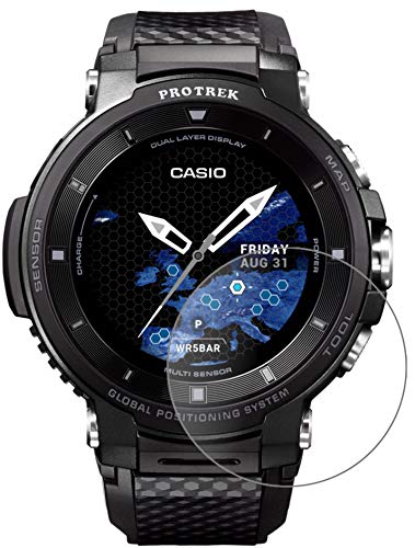 dipos I 2X Protector de Pantalla Mate Compatible con Casio Pro Trek Smart WSD-F30 Vidrio Flexible Cristal Proteccion 9H