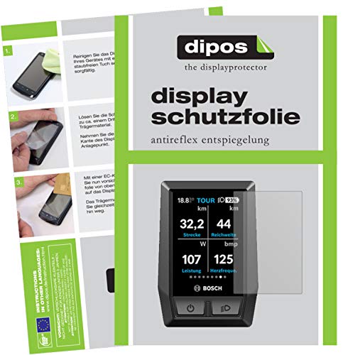 dipos I 6X Protector de Pantalla Mate Compatible con Bosch Kiox e-Bike Display pelicula Protectora