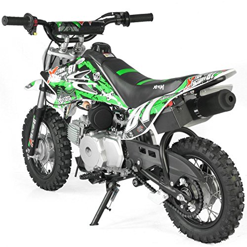 Dirt Bike niño 90 cc 4T recinto Auto – Verde, Sin montaje, se envía en caja