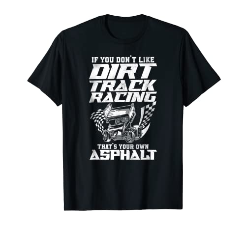 Dirt Track Carreras Carreras Sprint Coche Vintage Camiseta
