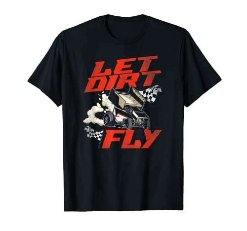 Dirt Track Racing Racing Sprint Car Camiseta