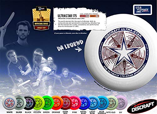 Discraft Ultra Star - Disco volador tipo frisbee de 175 gramos