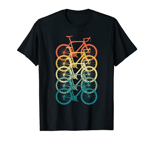 Diseños De Bicicletas Retro Ciclista Ciclista Ciclista Camiseta