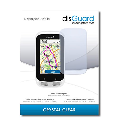 disGuard® Protector de Pantalla [Crystal Clear] compatibile con Garmin Edge Explore 1000 [2 Piezas] Cristal, Transparente, Invisible, Anti-Arañazos, Anti-Huella Dactilar - Película Protectora