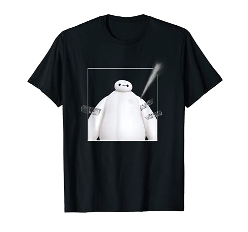 Disney Big Hero 6 Baymax Taped Holes Camiseta