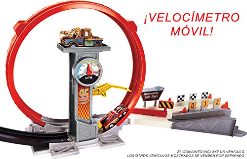 Disney Cars 3 pista de coches Super Looping XRS Rocket Racing (Mattel GJW44)