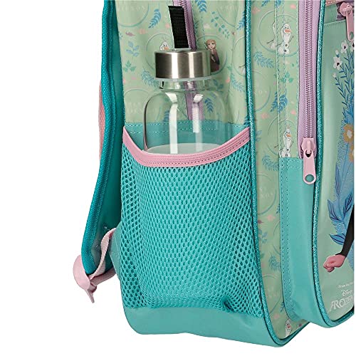 Disney Frozen Follow Your Dreams Mochila de Paseo pequeña Azul 23x28x10 cms Poliéster 6,44L