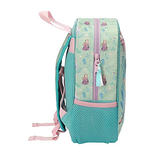 Disney Frozen Follow Your Dreams Mochila de Paseo pequeña Azul 23x28x10 cms Poliéster 6,44L