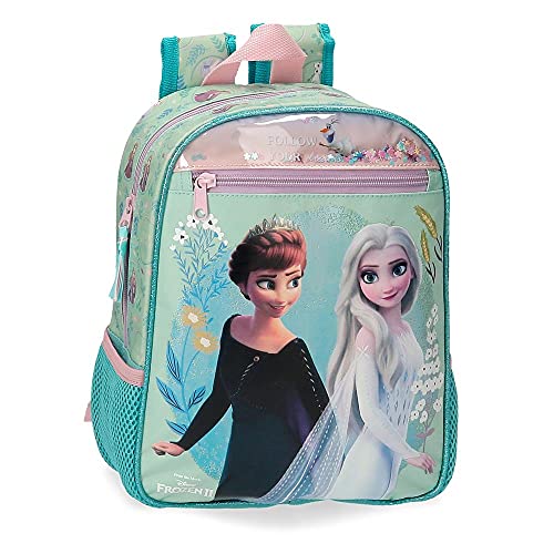 Disney Frozen Follow Your Dreams Mochila de Paseo pequeña Azul 23x28x10 cms Poliéster 6,44L