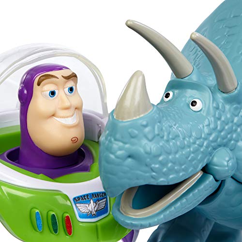 Disney - Toy Story 4 Pack de 2 Muñecos, Buzz y Trixie, Juguetes Niños +3 Años (Mattel GJH80)