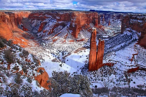 Diy Pintura Por Números Kits De Pintura Al Óleo Lienzo Pintura Canyon Chelly Navajo Nation Arizona Patrón Para Decoración De Pared Del Hogar 40x50cm