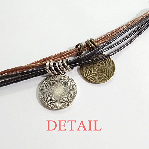 DIYthinker Chinese Online Palabras saltado los titulos de una película Pulsera Cuerda Mano Cadena Cuero Princesa Pulsera