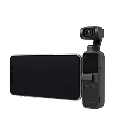 DJI Pocket 2 Cámara 4K con Estabilización en 3 Ejes, Vlog, Video UHD, Foto de Alta Resolución de 64 MP, Reducción del Ruido, Timelapse, Slow Motion, Livestreaming, Sin Tarjeta, Sin Extensor Rod