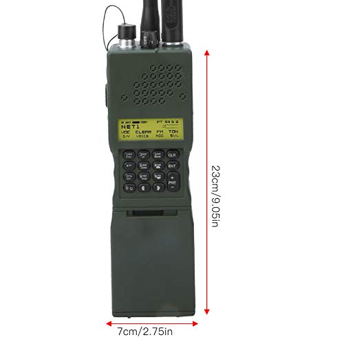 DLewiee Modelo Carcasa Sin función Talkie Walkie Scope Z020 PRC-152 Estuche de Radio simulado