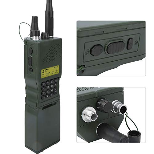 DLewiee Modelo Carcasa Sin función Talkie Walkie Scope Z020 PRC-152 Estuche de Radio simulado