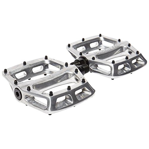 DMR V8 Alloy Flat Platform Bike Pedals V2 9/16" Axle - Polished Silver