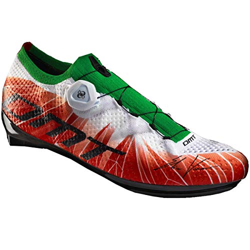 DMT KR1 Tricolor - Zapatillas de ciclismo, color Rojo, talla 38 EU