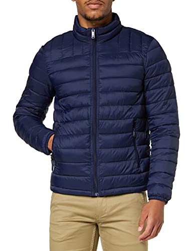 Dockers LIGHTWEIGHT NYLON PACKABLE JACKET, Chaqueta para Hombre, Azul (Pembroke), M