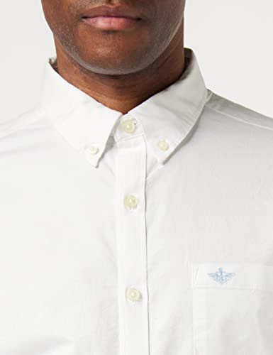 Dockers STRETCH OXFORD SHIRT, Camisa para Hombre, Blanco (Papel blanco), M