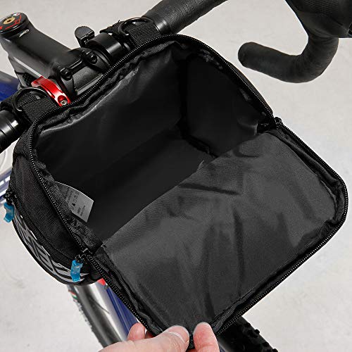 Docooler 3L bicicleta bolsa para manillar, función multi touch screen Bike manillar bolsillos
