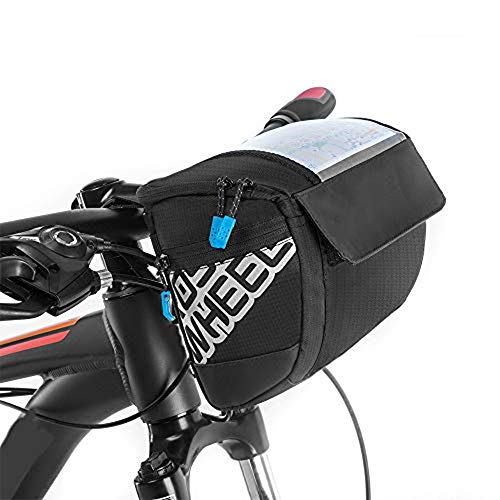 Docooler 3L bicicleta bolsa para manillar, función multi touch screen Bike manillar bolsillos