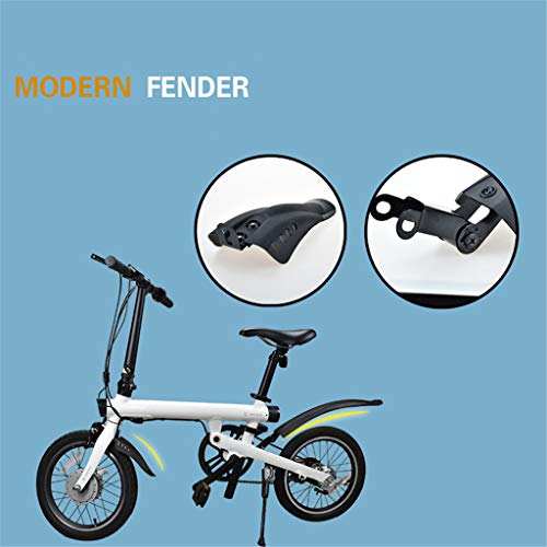 DOGZI Guardabarros Delantero,Guardabarros Trasero,Soporte Para Xiaomi EF1 Bicicleta electrica (Guardabarros Delantero+Guardabarros Trasero)