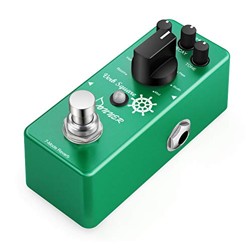 Donner Digital Reverb Guitarra Efecto Pedal Verbo Cuadrado 7 Modos