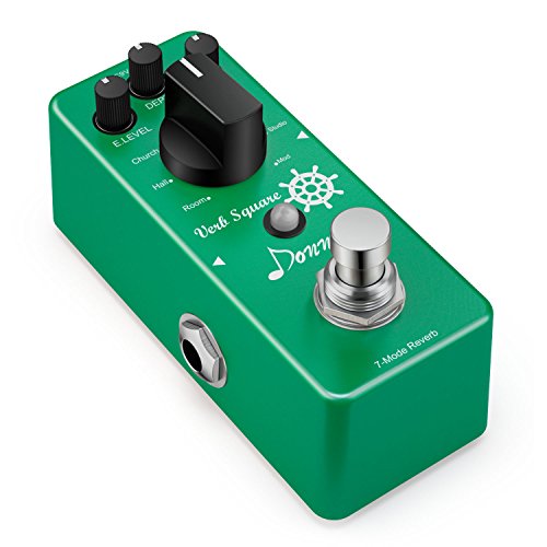 Donner Digital Reverb Guitarra Efecto Pedal Verbo Cuadrado 7 Modos