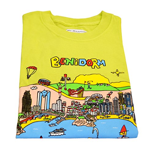 DONSOUVENIR Camiseta NIÑO Benidorm (9-11, Pistachio)