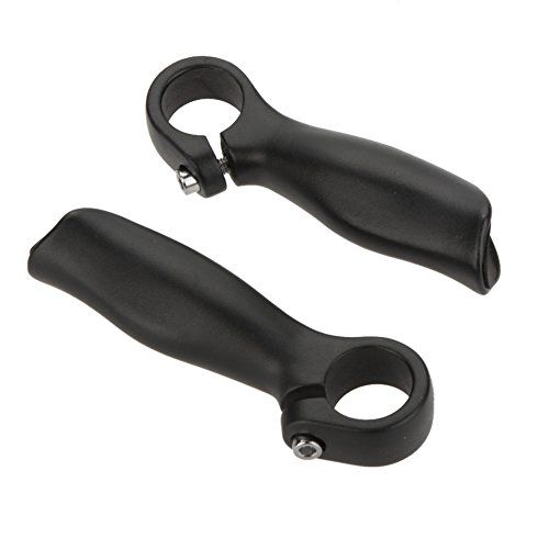 Doorslay 2pcs Bici MTB Cuernos Ciclismo Apretones Puños de Seguridad de Aleación de Aluminio Manillar de Bicicleta para MTB 22.2mm Puños de Bicicleta de Aluminio