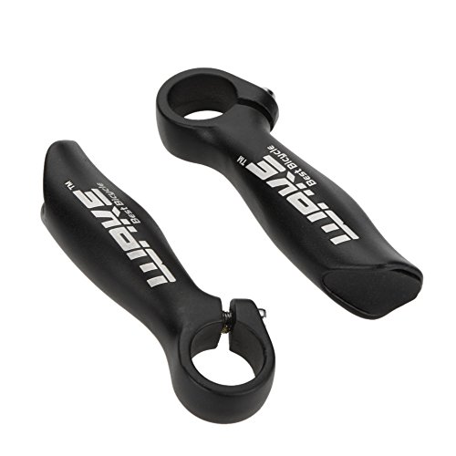 Doorslay 2pcs Bici MTB Cuernos Ciclismo Apretones Puños de Seguridad de Aleación de Aluminio Manillar de Bicicleta para MTB 22.2mm Puños de Bicicleta de Aluminio