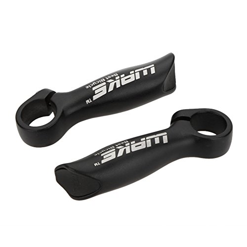 Doorslay 2pcs Bici MTB Cuernos Ciclismo Apretones Puños de Seguridad de Aleación de Aluminio Manillar de Bicicleta para MTB 22.2mm Puños de Bicicleta de Aluminio