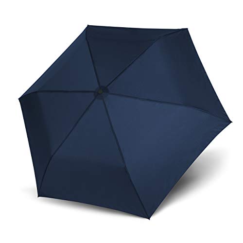 doppler Bolsillo Paraguas Cero,99 - Peso de sólo 99 Gramos - Estable - A Prueba de Viento - 21 cm - Deep Blue