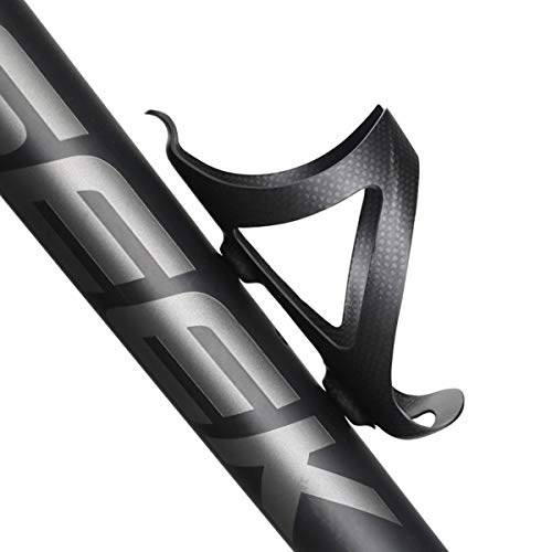 Dreamworldeu - Portabidón ligero 3K de carbono para bicicleta de montaña y de carreras, Negro n.º 3 mate.